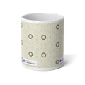 20oz Jumbo Mug — Minimal Neutral Floral Pattern Coffee Cup