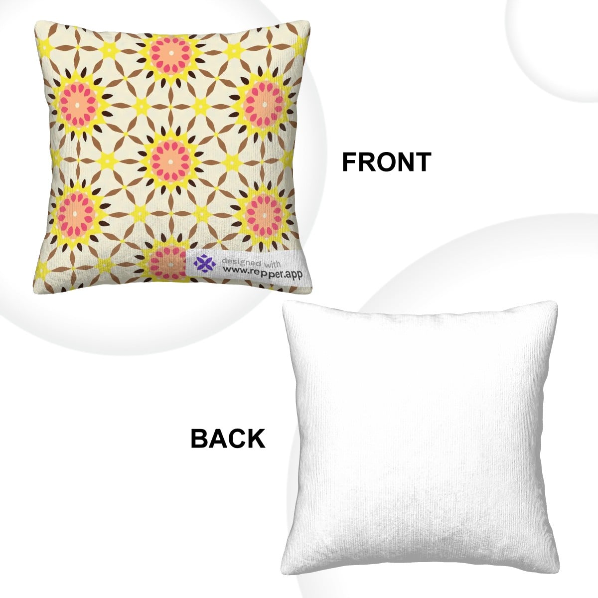 Stylish Modern Corduroy Throw Pillow Cover.