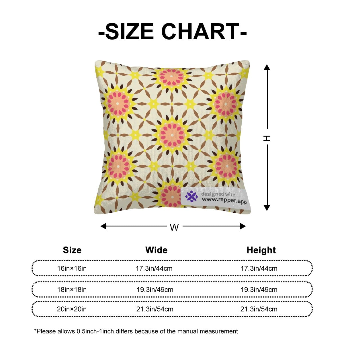 Stylish Modern Corduroy Throw Pillow Cover.