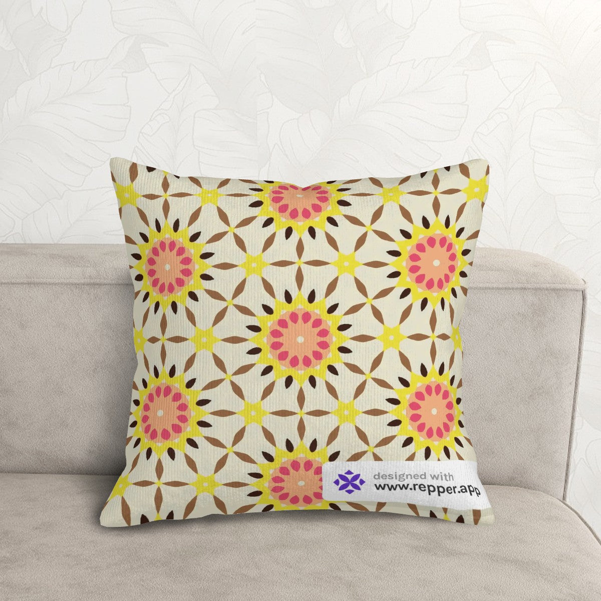 Corduroy Throw Pillow Covers with Core (DoubleSided Design) 6482