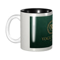 Elegant Green Interior Ceramic Mug - Perfect for Home & Office Gift