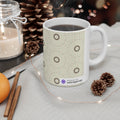 Minimalist Geometric Floral Ceramic Mug