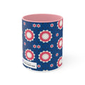 Vogue Miss Elegant Floral Ceramic Mug (Silver)