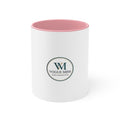 Vogue Miss Branded Signature Ceramic Mug (White & Pink)